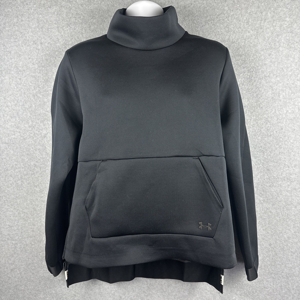 Under Armour Women's Move Mock‎ Neck Black Pullover Size XL